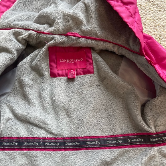 EUC London Fog quilted light jacket! sz 3t soft inside - Picture 6 of 10